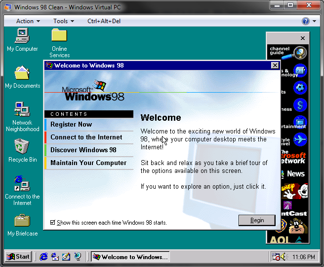 Windows 98 Vdi